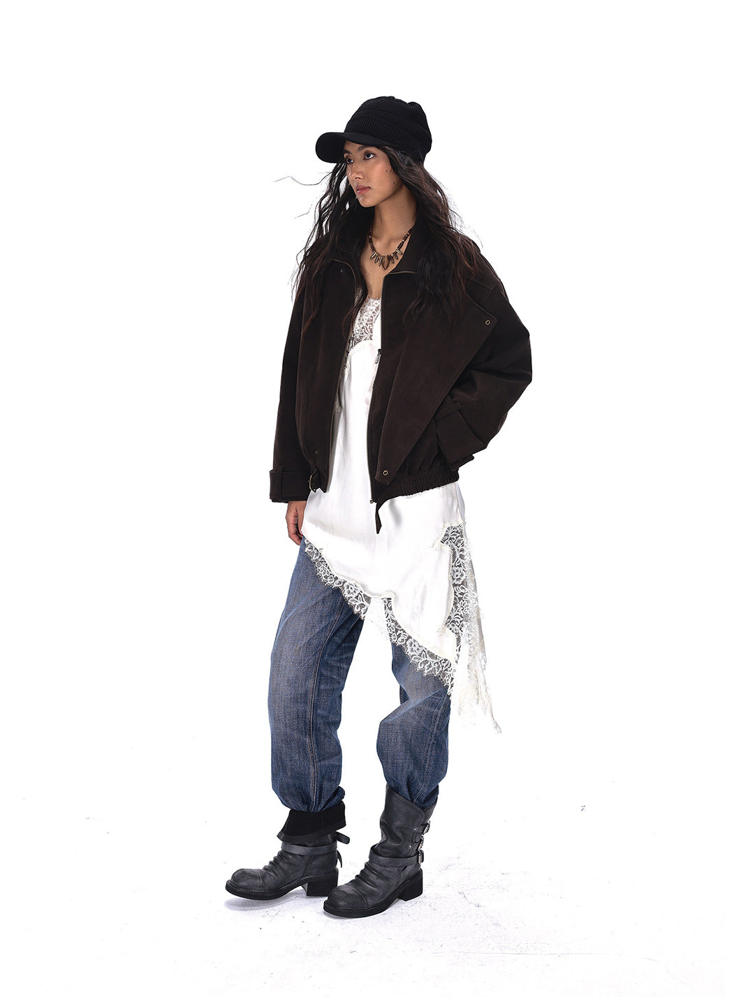 Distressed Triple-Buckle Ankle Boots - Skipkicks