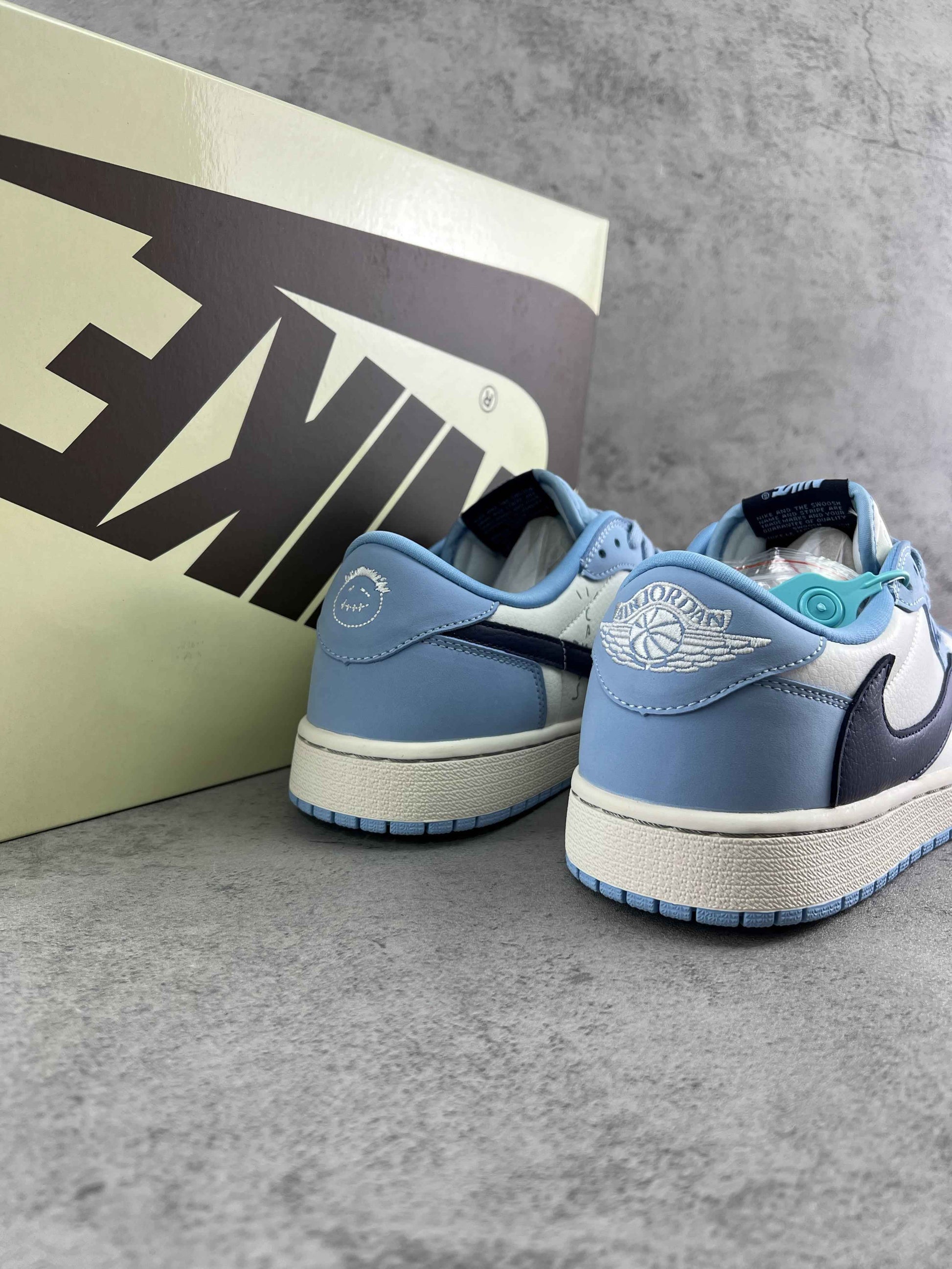 Custom Travis Scott x Air Jordan 1 DM7688 400 SneakerNational