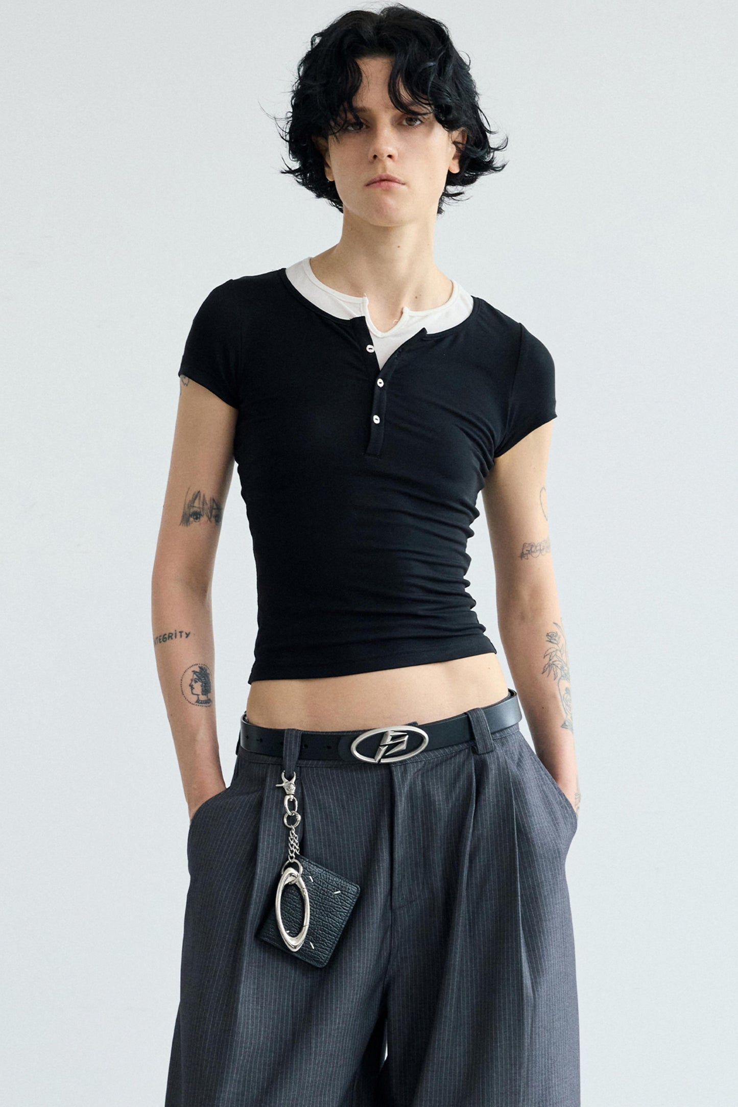 Men's Slim Layered Tee
