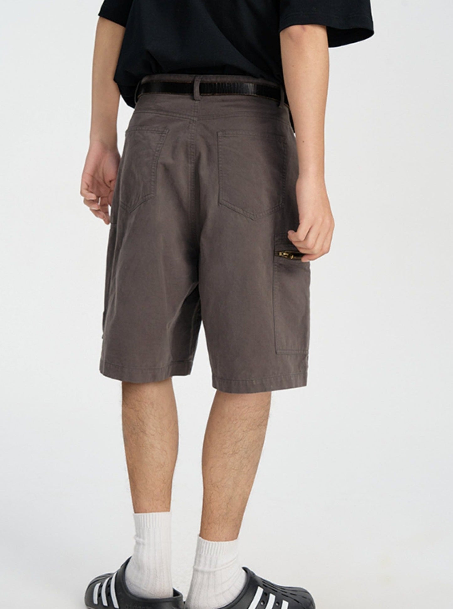Washed Hip Hop Cargo Shorts - Ultimate Comfort & Style