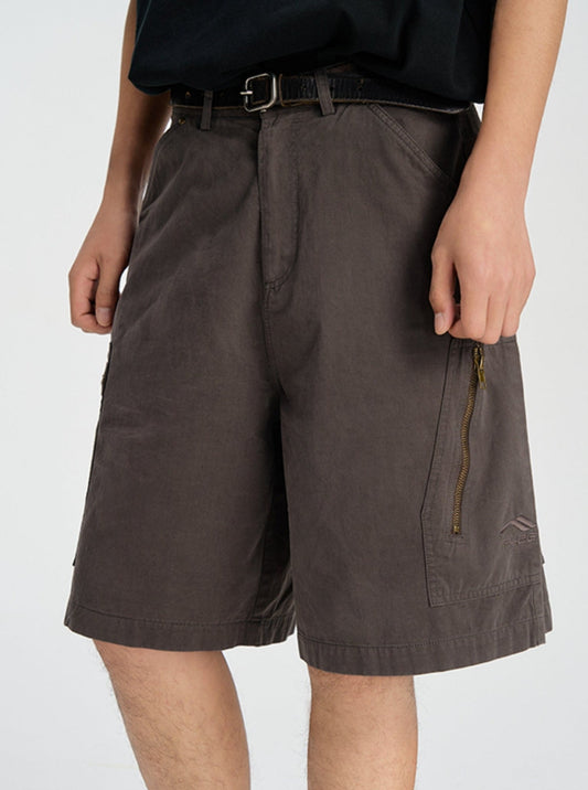 Washed Hip Hop Cargo Shorts - Ultimate Comfort & Style