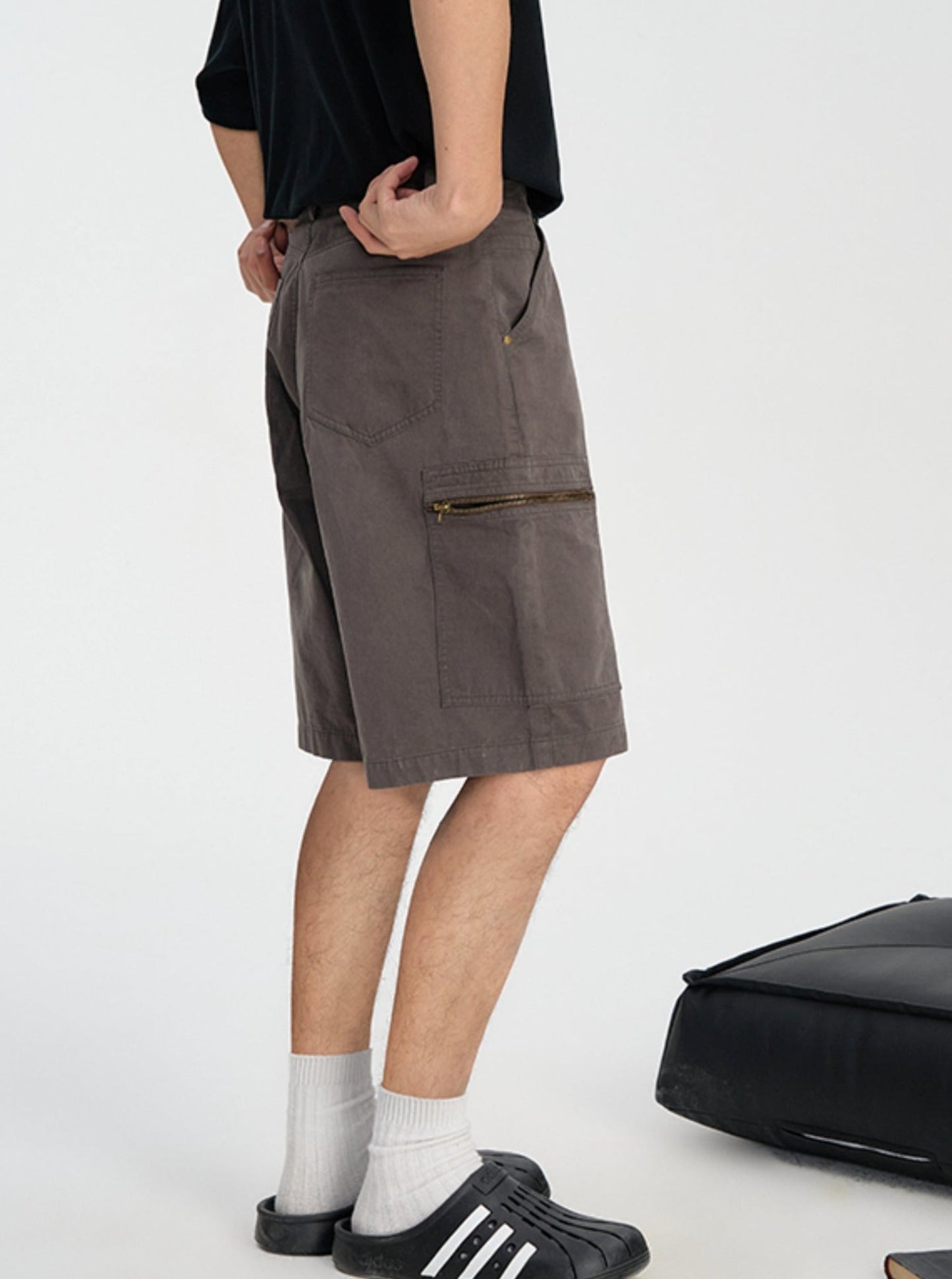 Washed Hip Hop Cargo Shorts - Ultimate Comfort & Style
