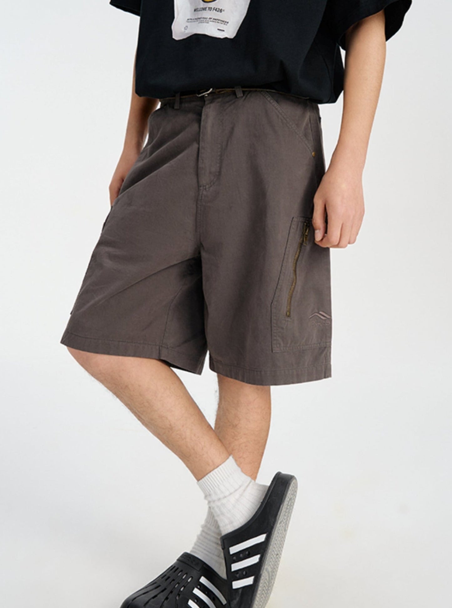 Washed Hip Hop Cargo Shorts - Ultimate Comfort & Style