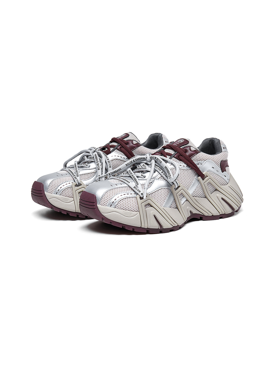 Beige Mesh Cage Runner Sneakers - Skipkicks