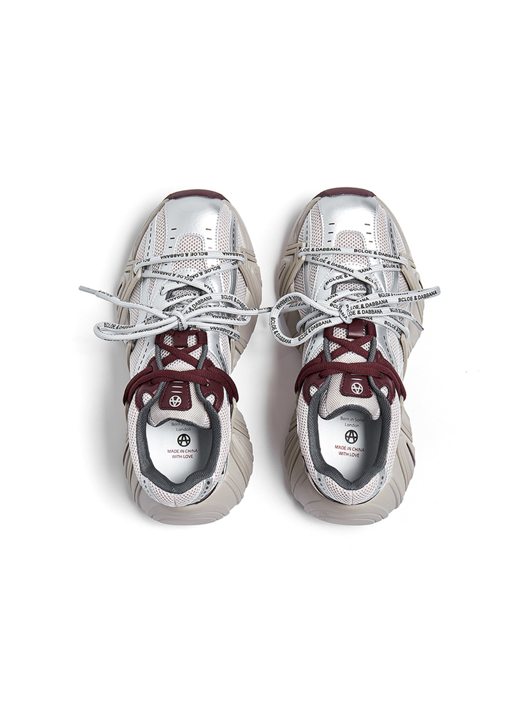 Beige Mesh Cage Runner Sneakers - Skipkicks