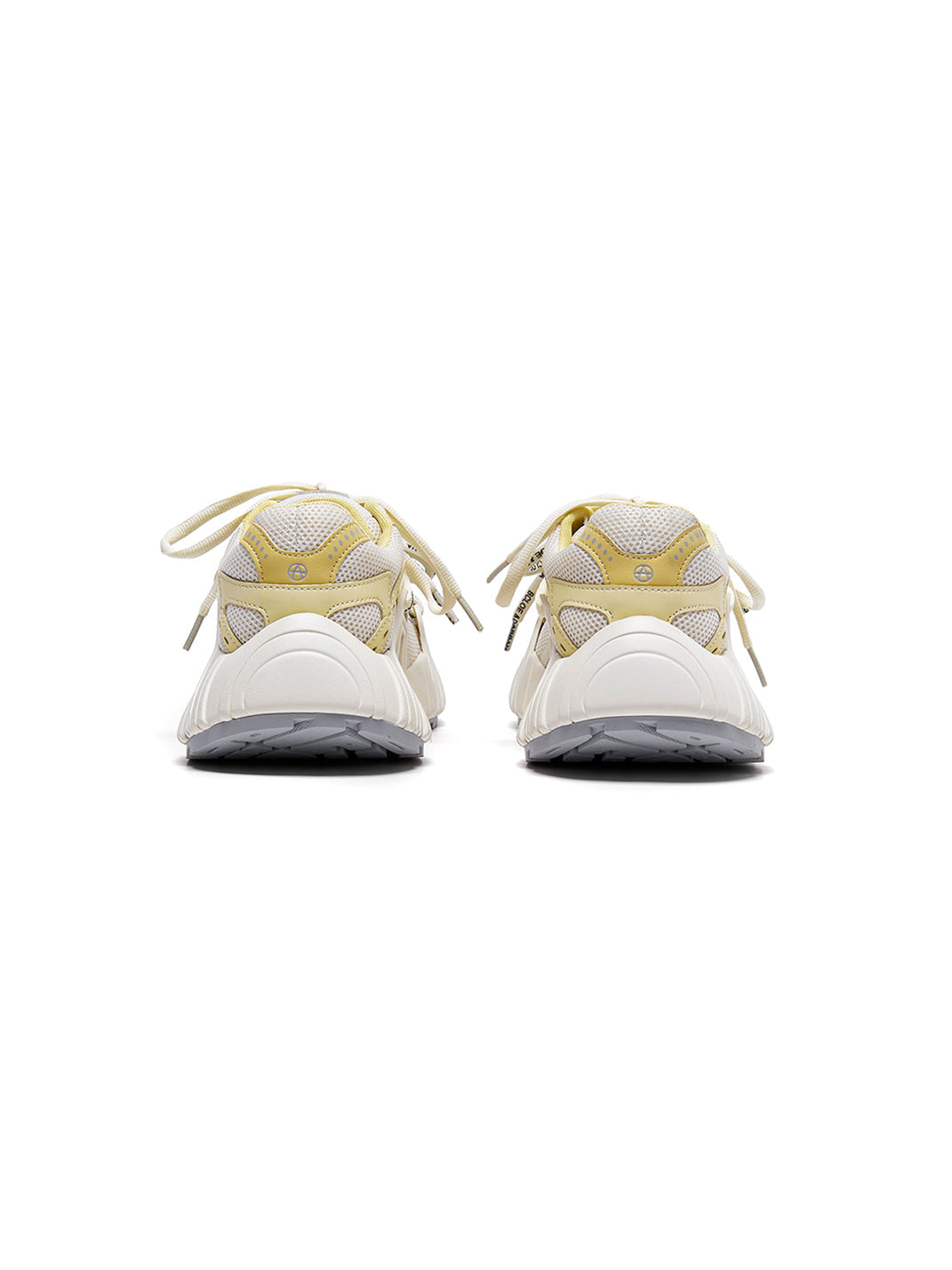 Beige Mesh Cage Runner Sneakers - Skipkicks