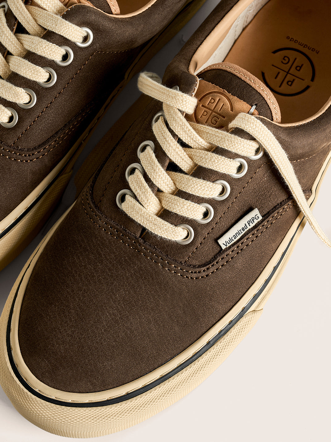 Black Distressed Leather Canvas Low-Top Sneakers - Skipkicks