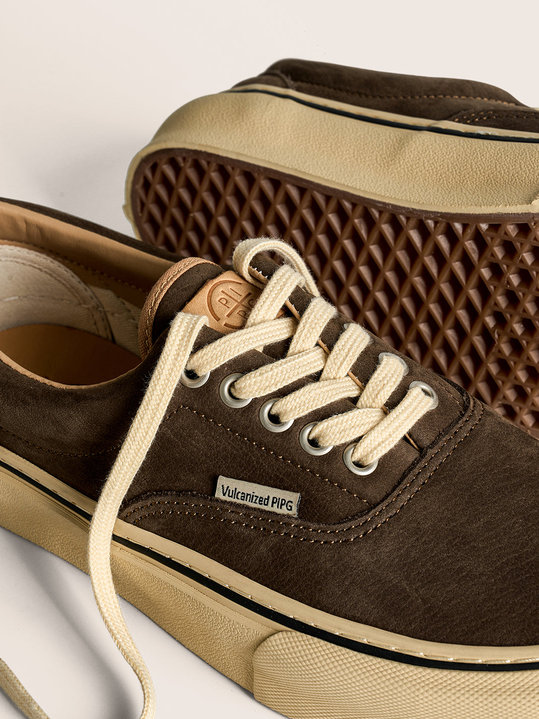 Black Distressed Leather Canvas Low-Top Sneakers - Skipkicks