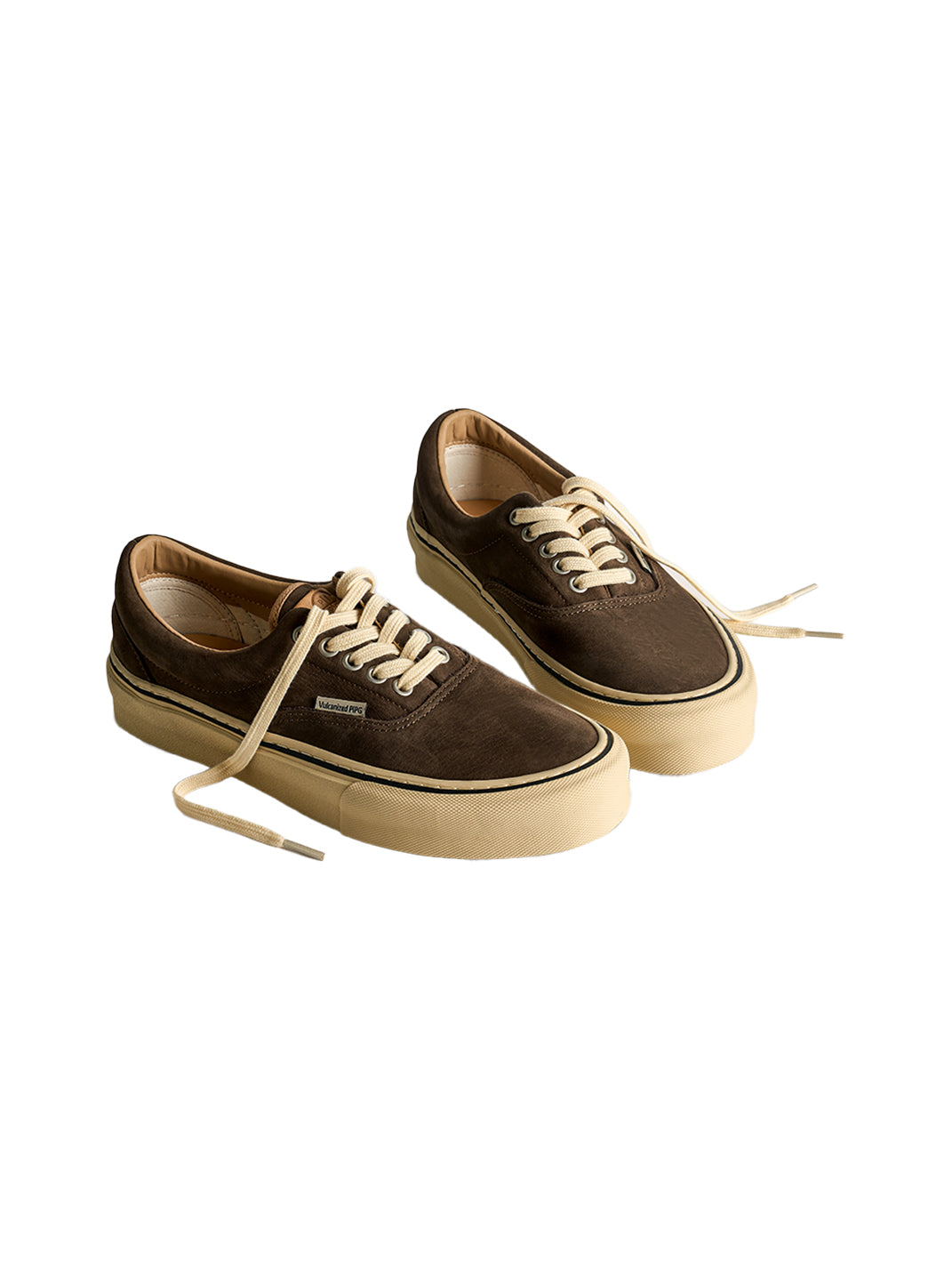 Black Distressed Leather Canvas Low-Top Sneakers - Skipkicks