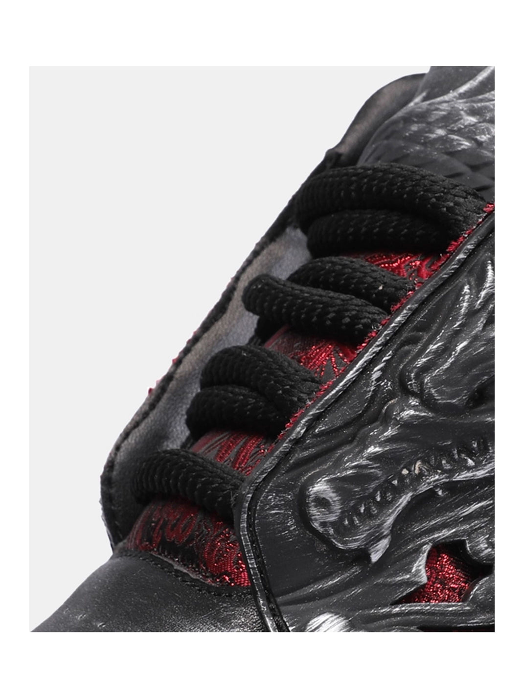 Black Dragon Relief Chunky Platform Sneakers - Skipkicks
