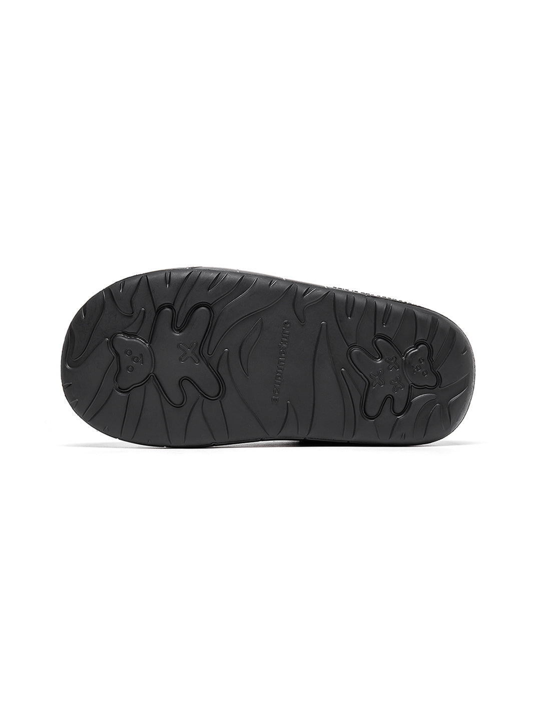 Black Fleece-Panel Platform Sneakers - Skipkicks