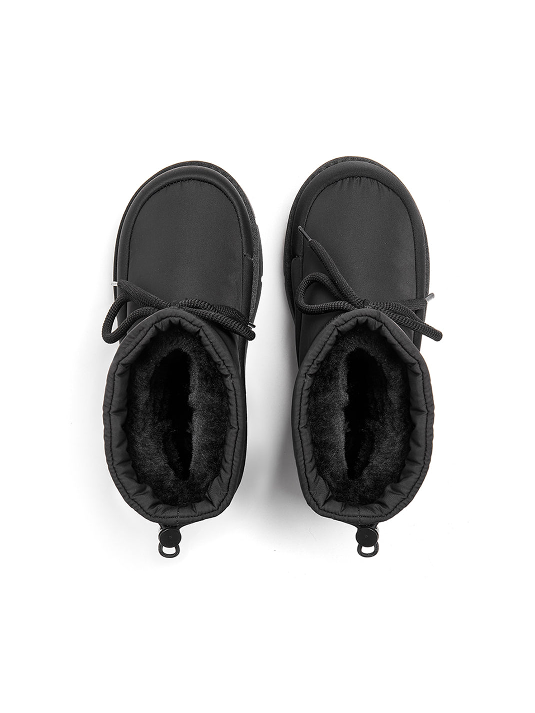 Black Padded Platform Ski Boots - Skipkicks