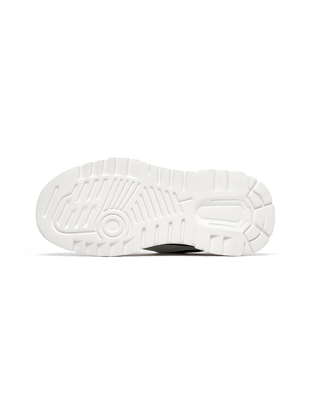 Black White Cutout Platform Sneakers - Skipkicks