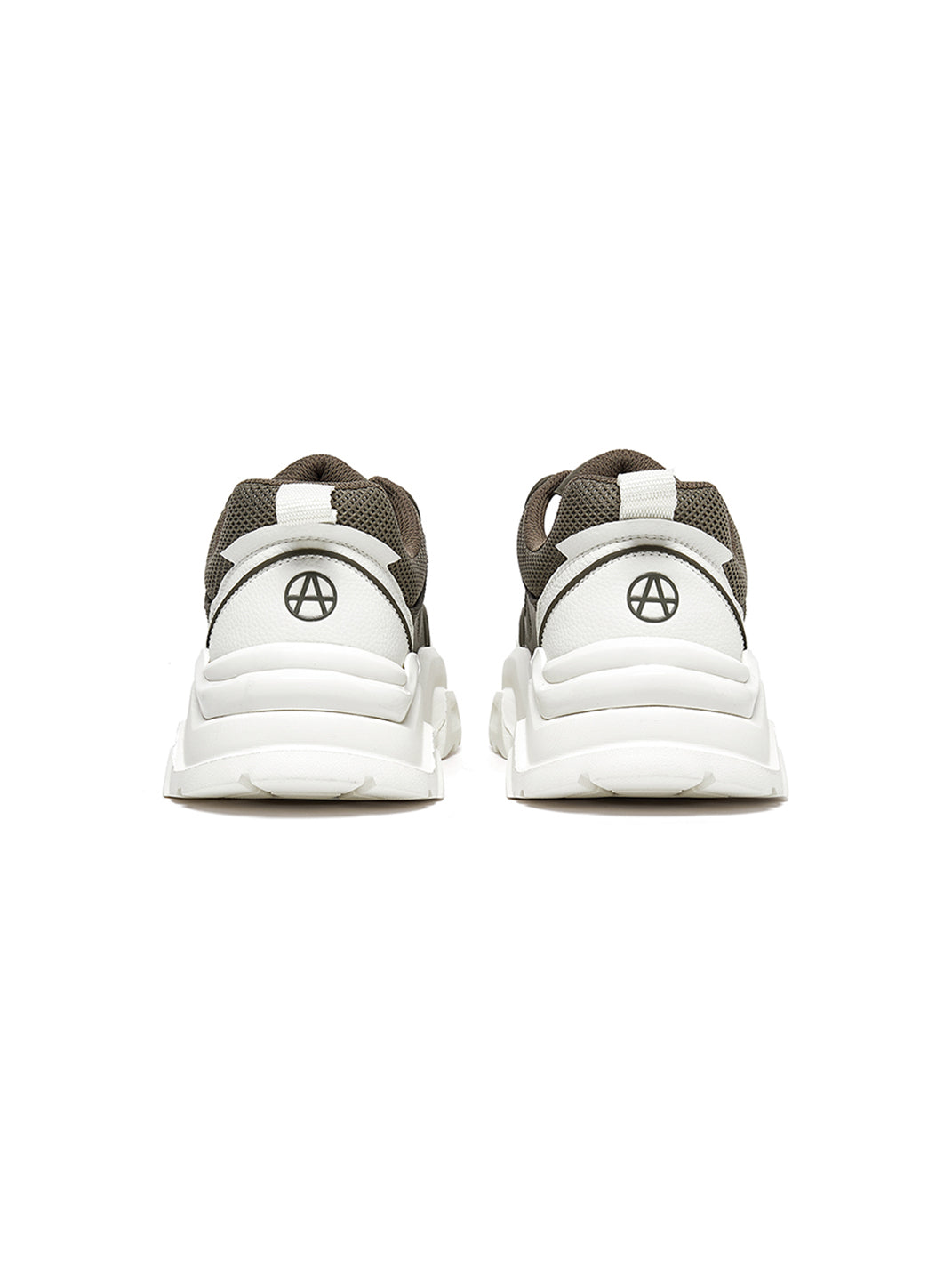 Black White Cutout Platform Sneakers - Skipkicks
