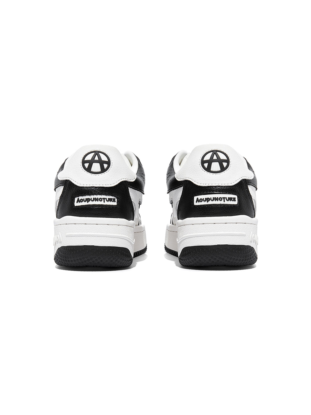 Black White Logo Skate Sneakers - Skipkicks