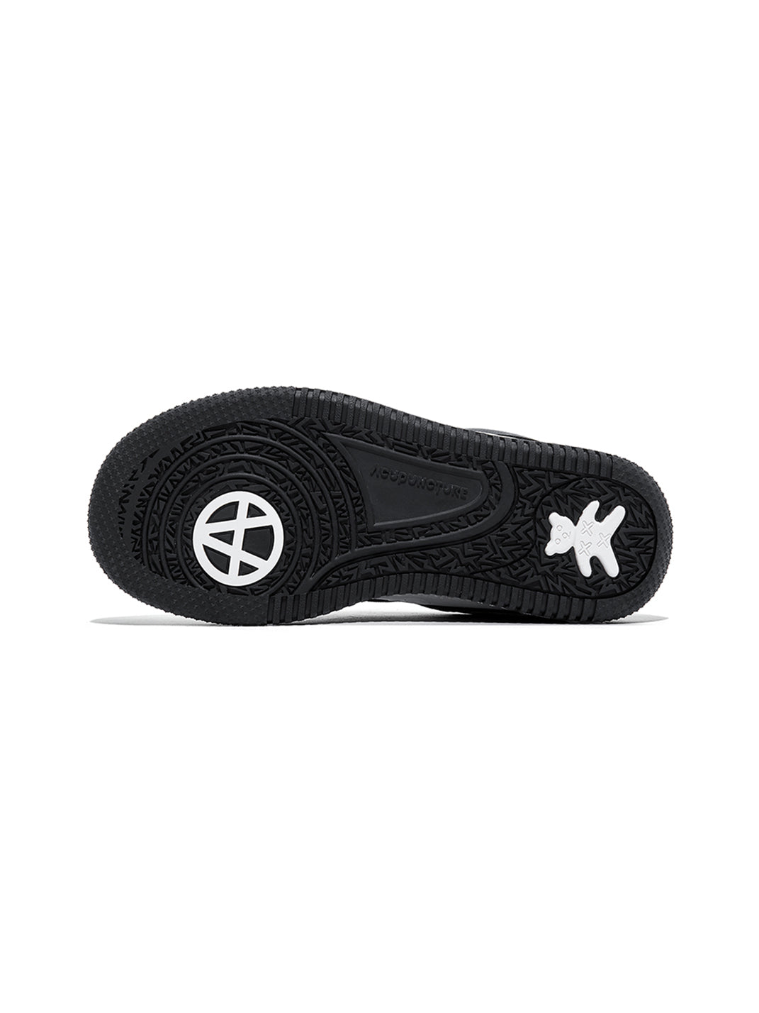 Black White Logo Skate Sneakers - Skipkicks