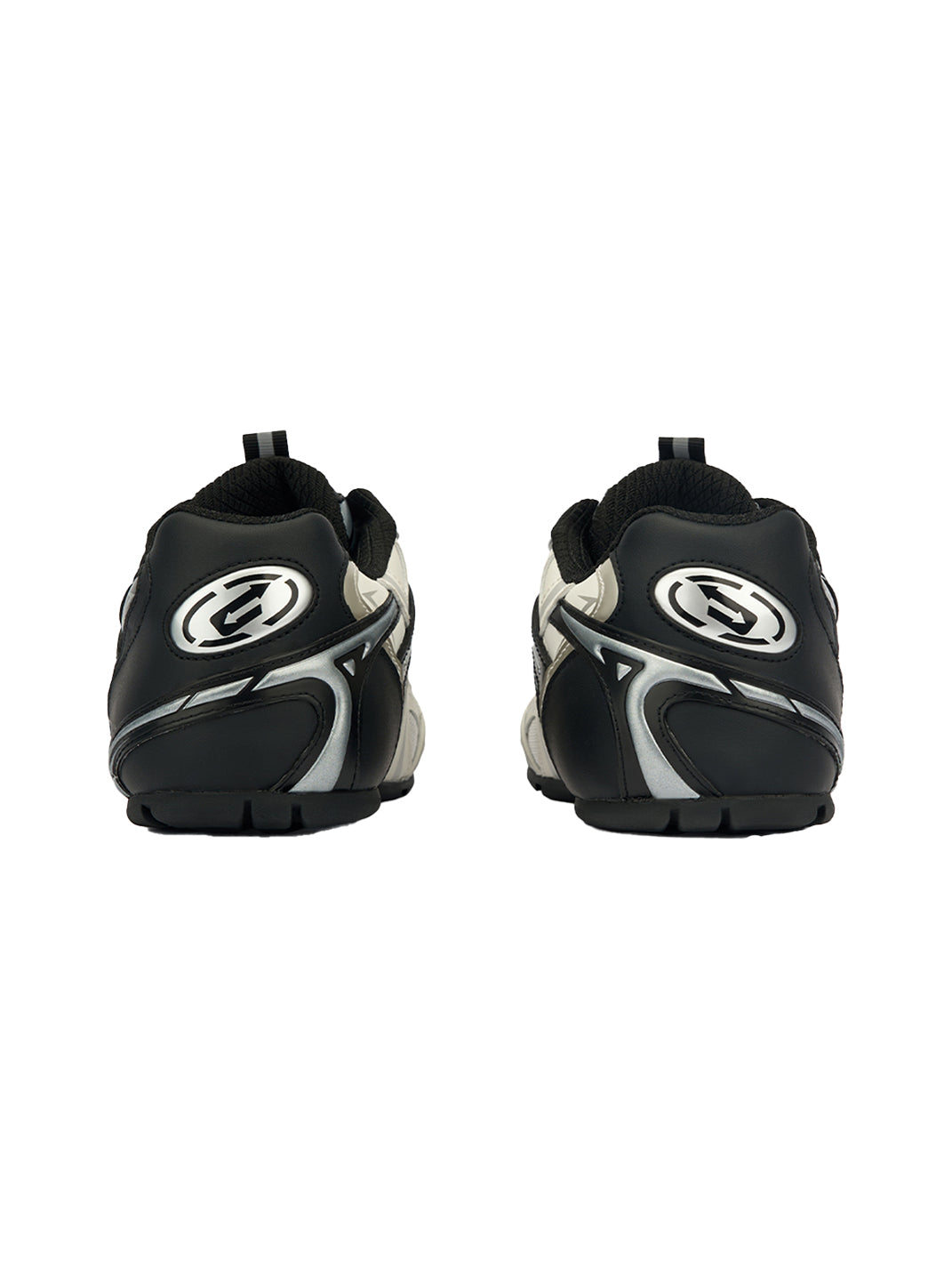 Black Yin-Yang Tech Runner Sneakers