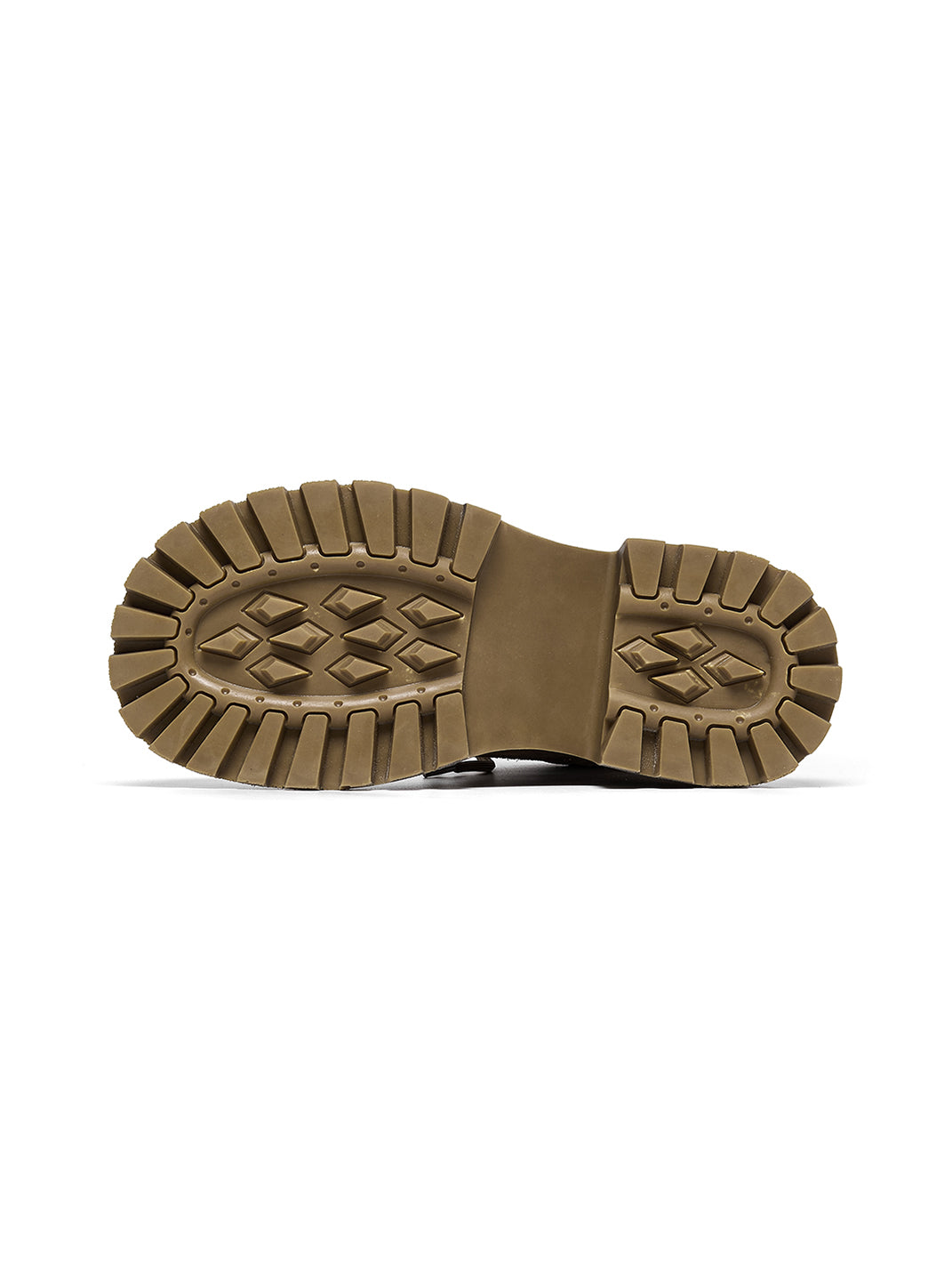 Brown Distressed Platform Combat Boots - Skipkicks