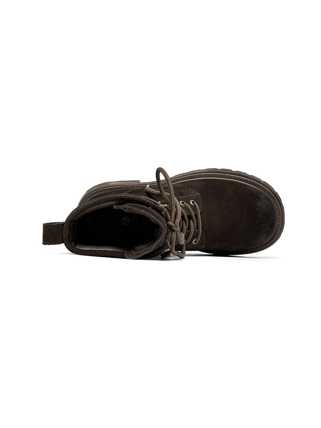 Brown Distressed Platform Combat Boots - Skipkicks