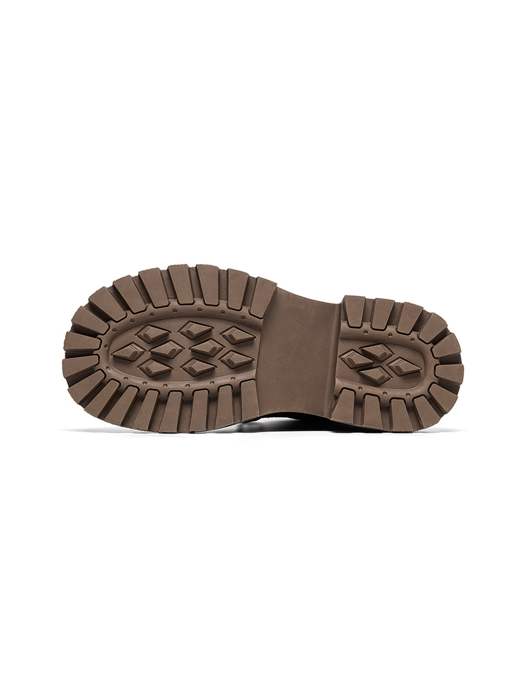 Brown Distressed Platform Combat Boots - Skipkicks
