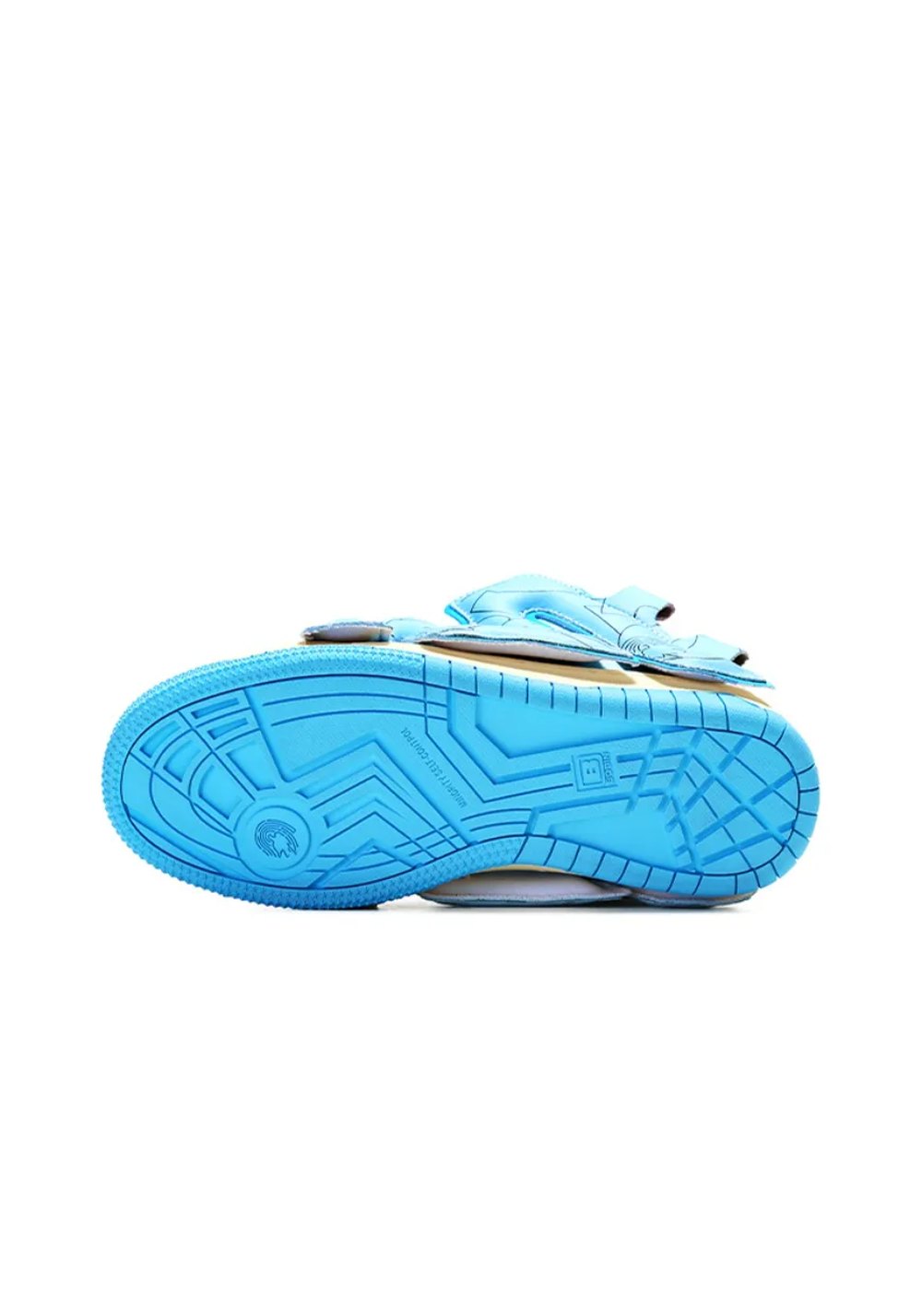 Blue Whirlwind Duotone Skate Sneakers - Skipkicks