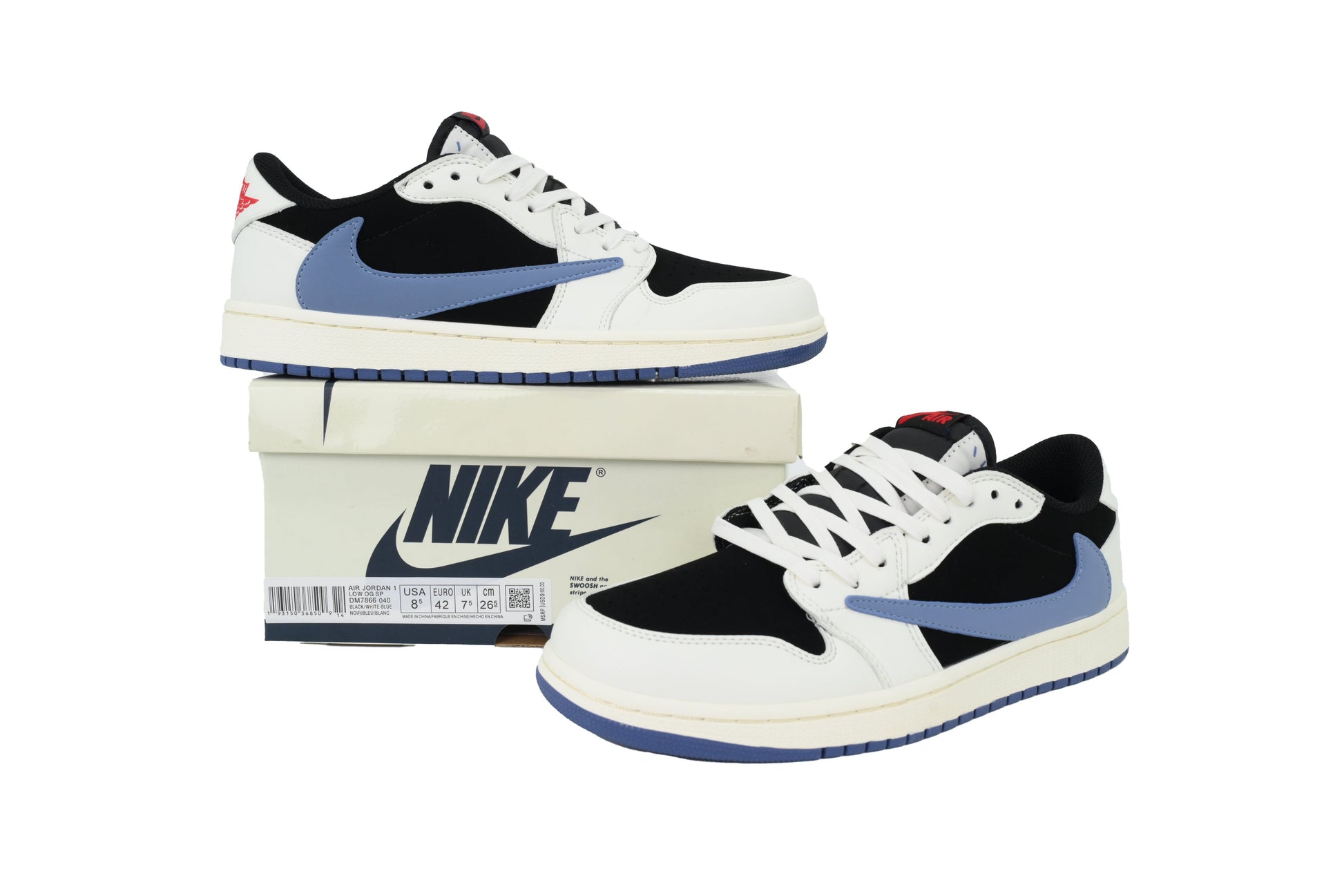 Travis Scott x Air Jordan 1 Low Low Hooked Black Jade - Luxuryurbanwear