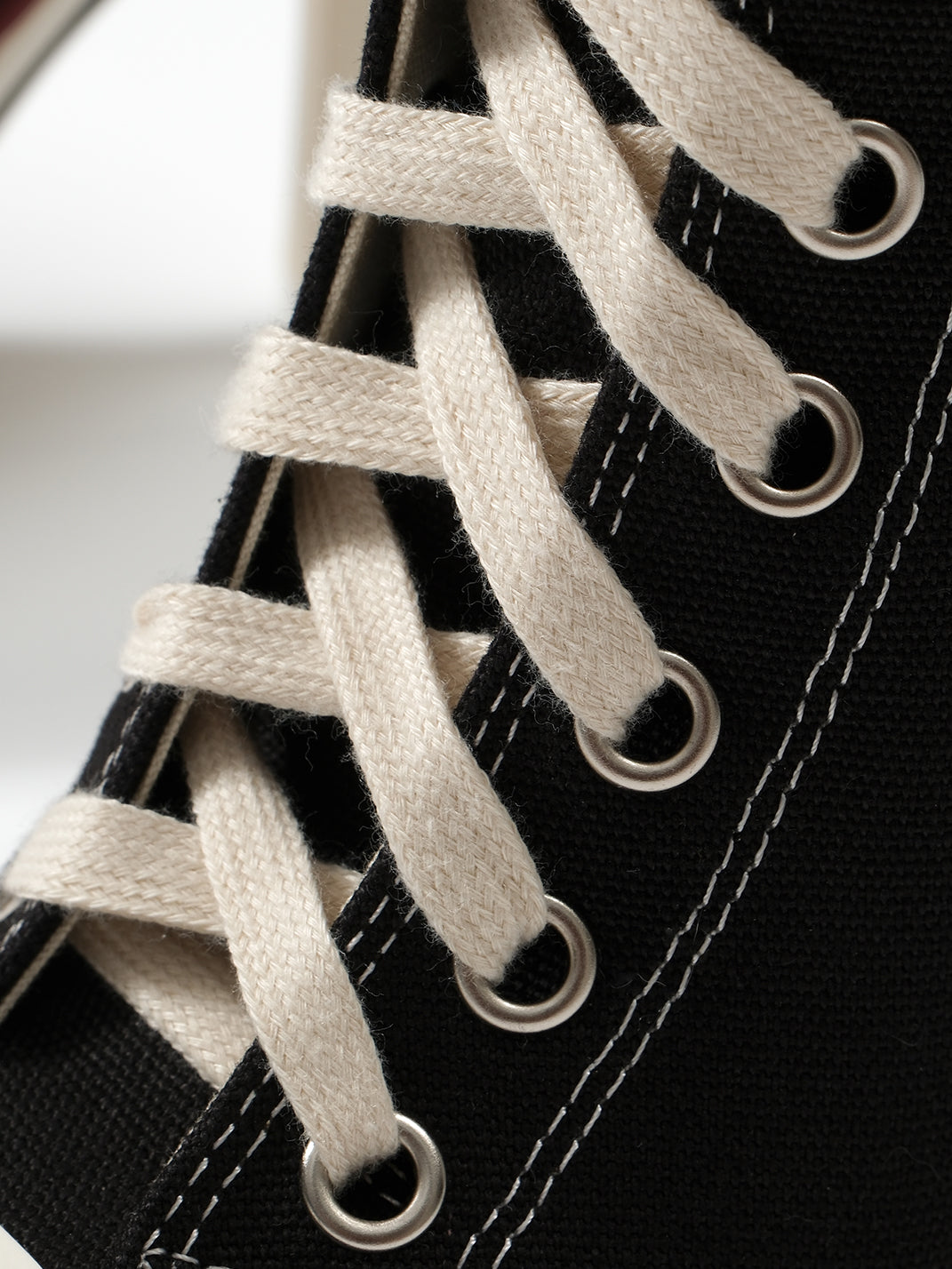Canvas Lace-Up Stiletto Sneaker Boots - Skipkicks