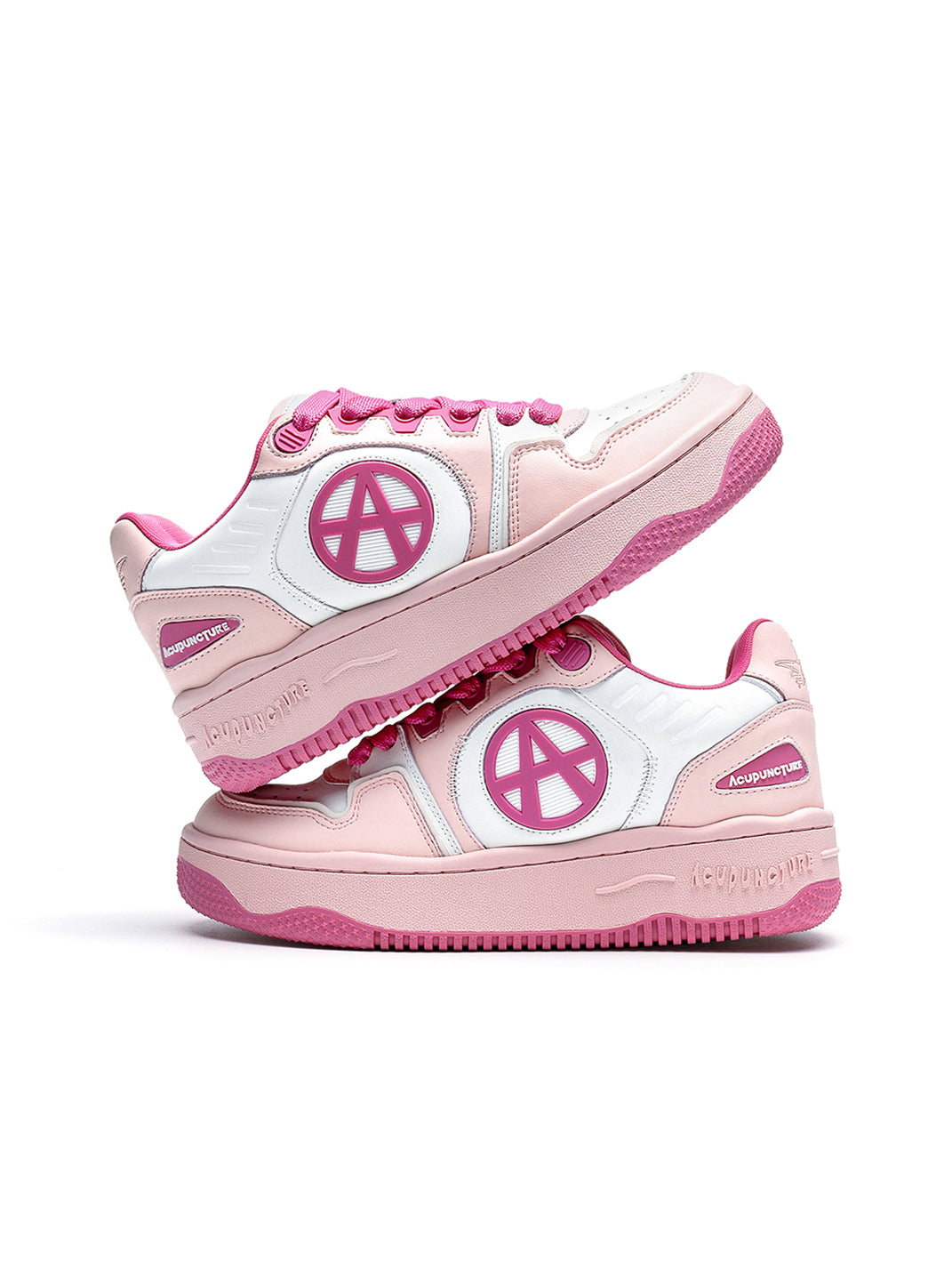 Circle-Logo Colorblock Skate Sneakers - Skipkicks