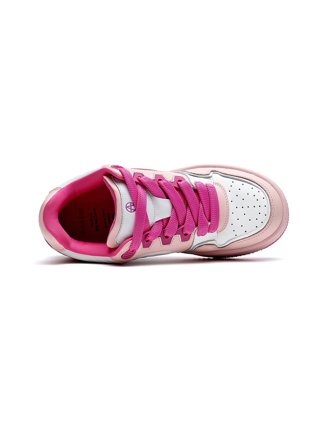 Circle-Logo Colorblock Skate Sneakers - Skipkicks
