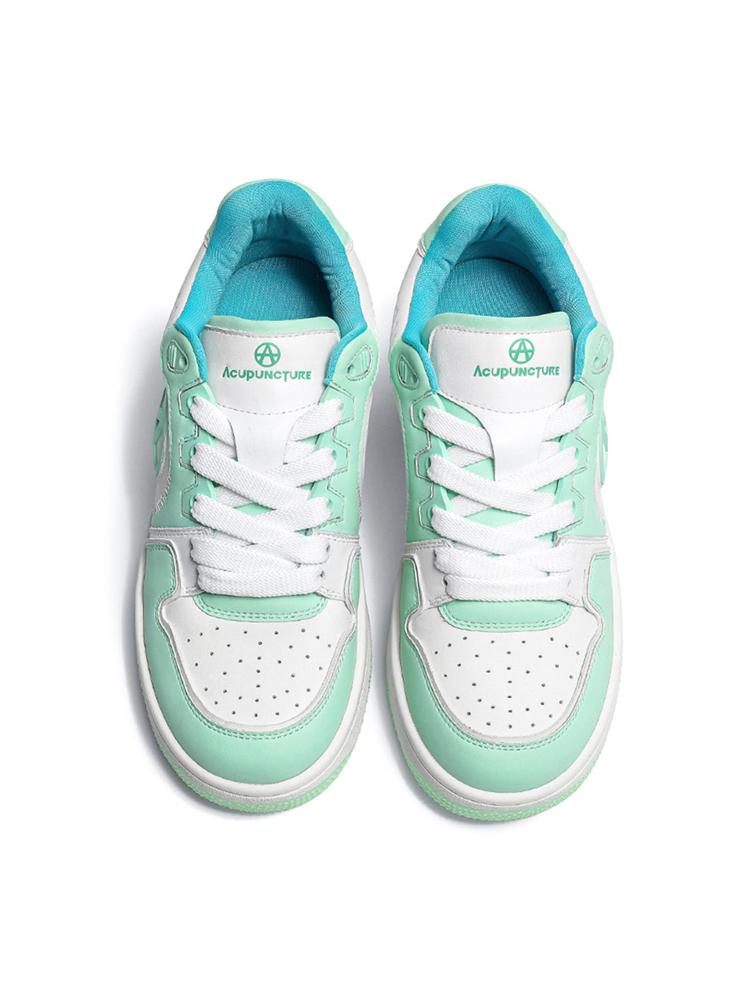 Circle-Logo Colorblock Skate Sneakers - Skipkicks