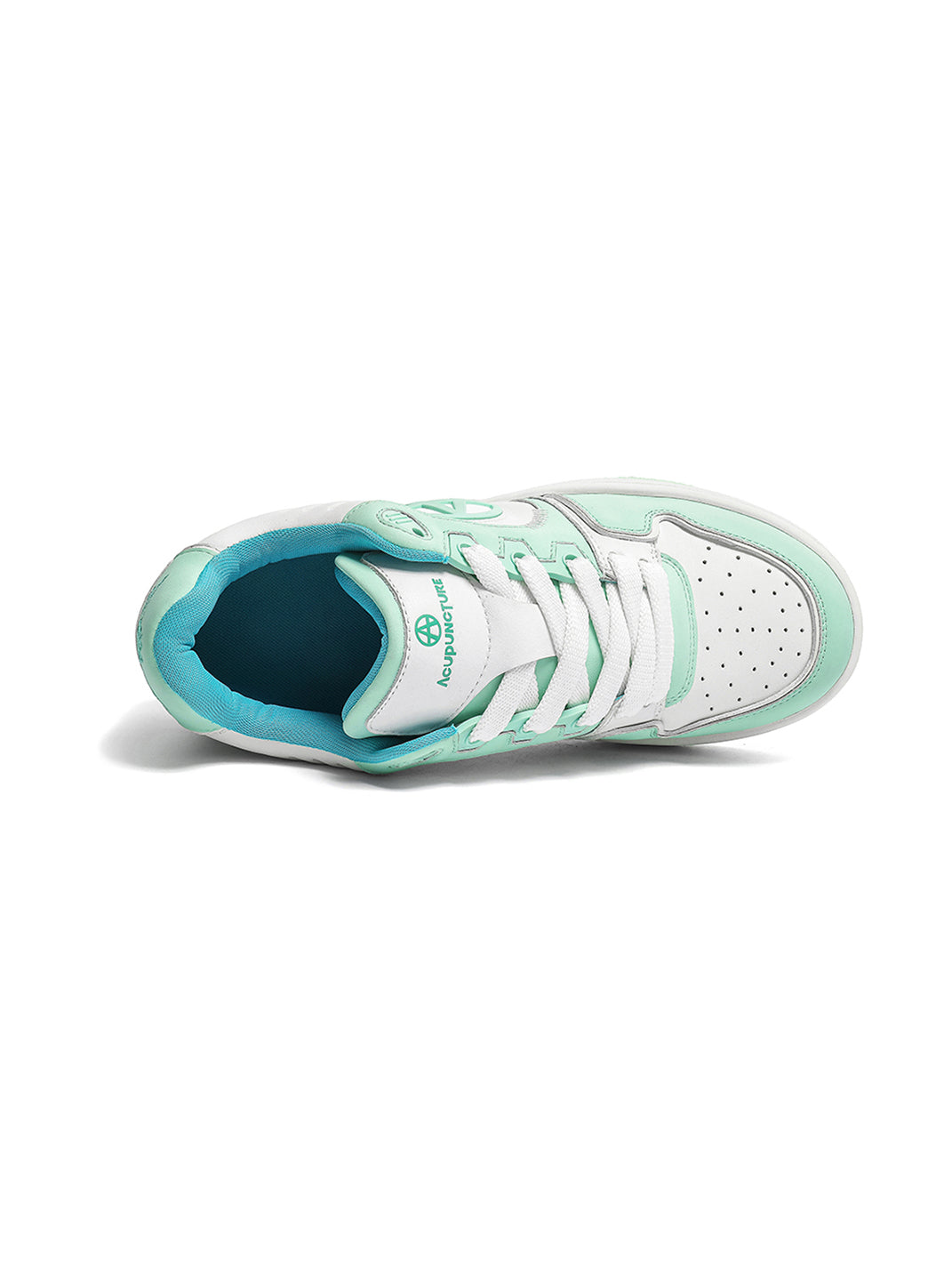 Circle-Logo Colorblock Skate Sneakers - Skipkicks