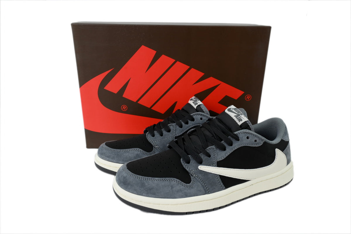 Travis Scott x Air Jordan 1 Retro Low OG 'Black and Gray'