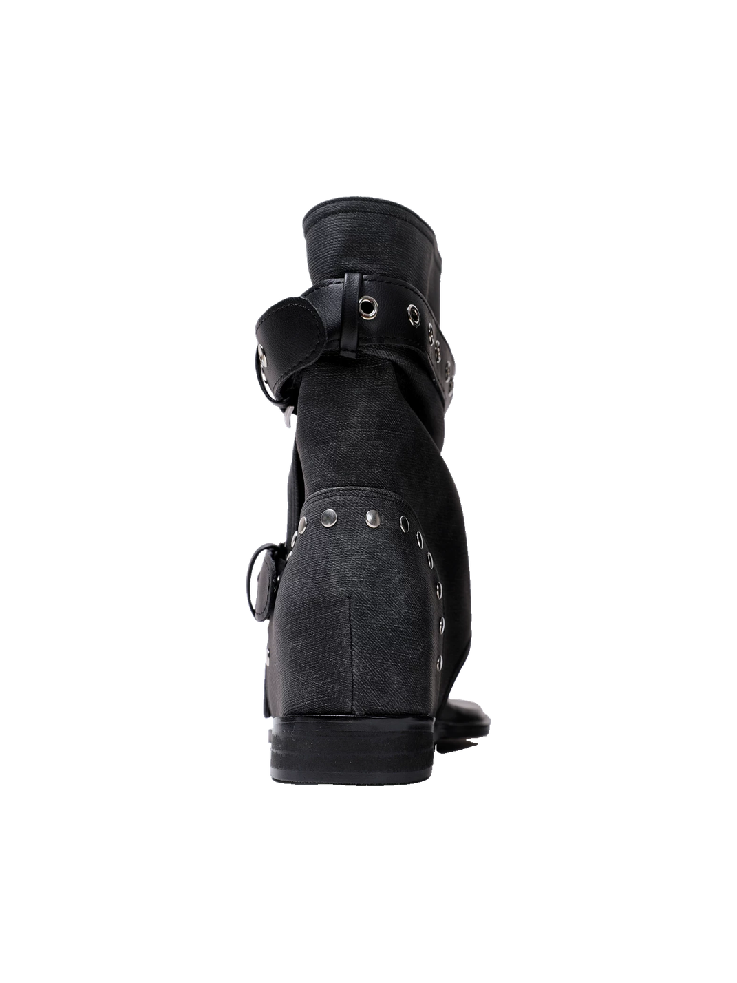 Denim Thong Buckle Ankle Sandal Boots - Skipkicks