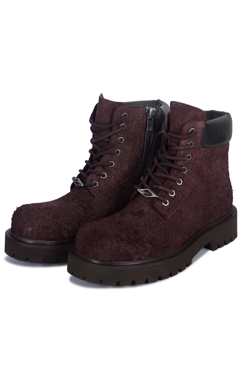 Terra Incognita Suede Lug-Sole Combat Boots - Skipkicks