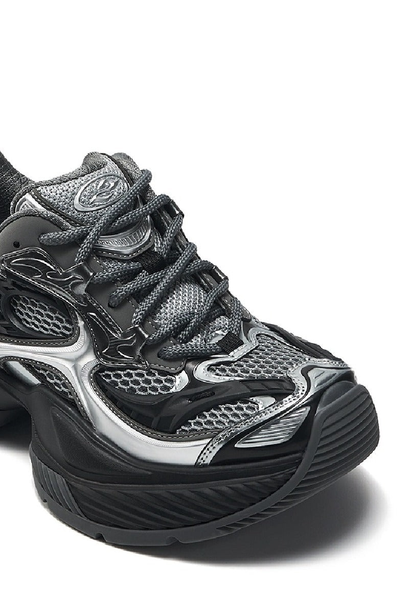 Scorpio Series Mesh Platform Running Sneakers - Skipkicks