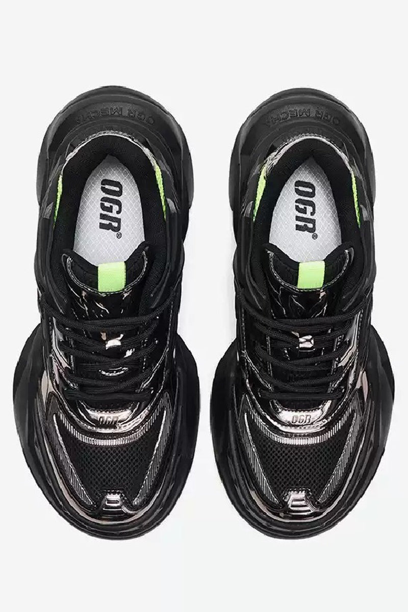 Windbreaker Breathable Chunky Sneakers - Skipkicks