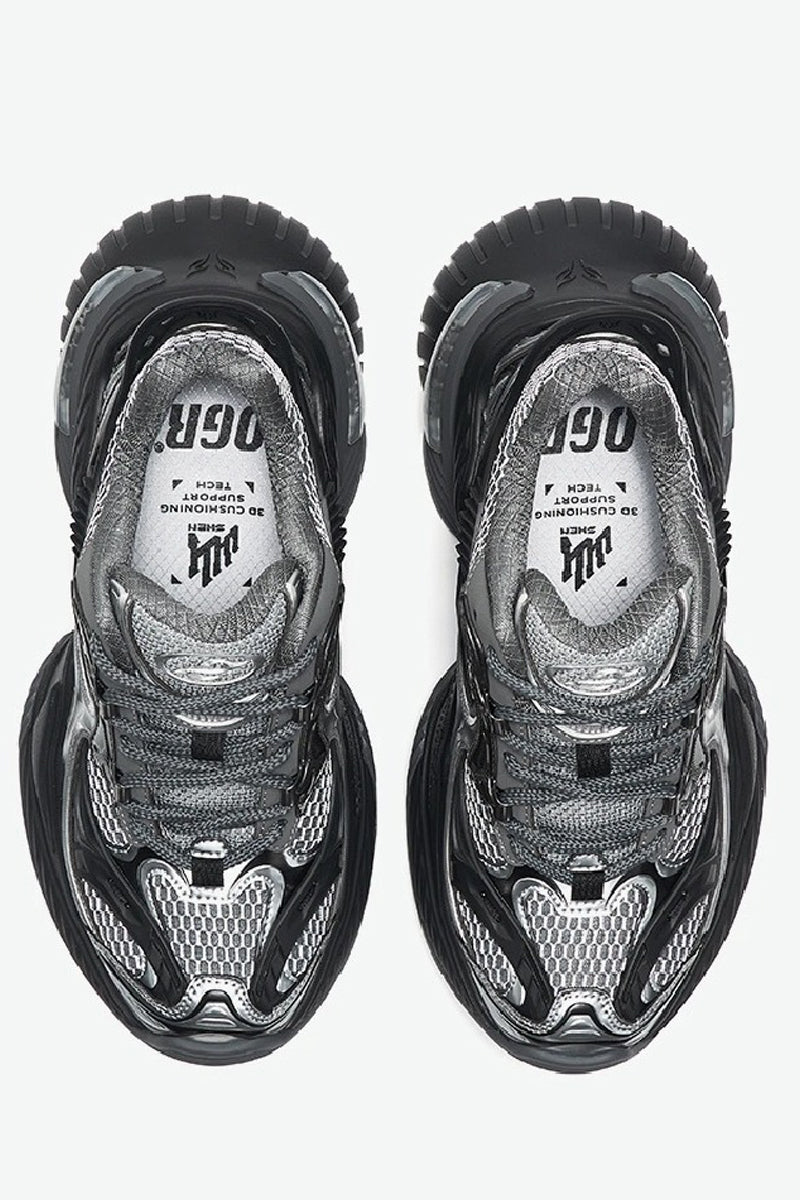 Scorpio Series Mesh Platform Running Sneakers - Skipkicks