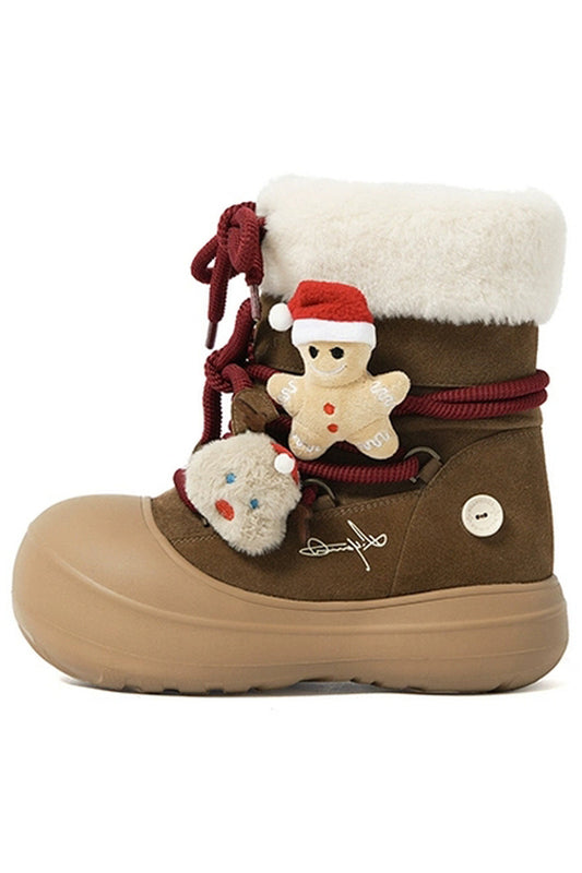 Killwinner Brown Gingerbread Charm Winter Boots