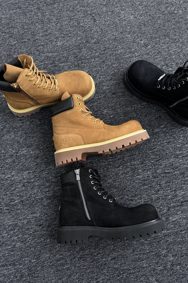 Nubuck Classic Work Boots - Skipkicks