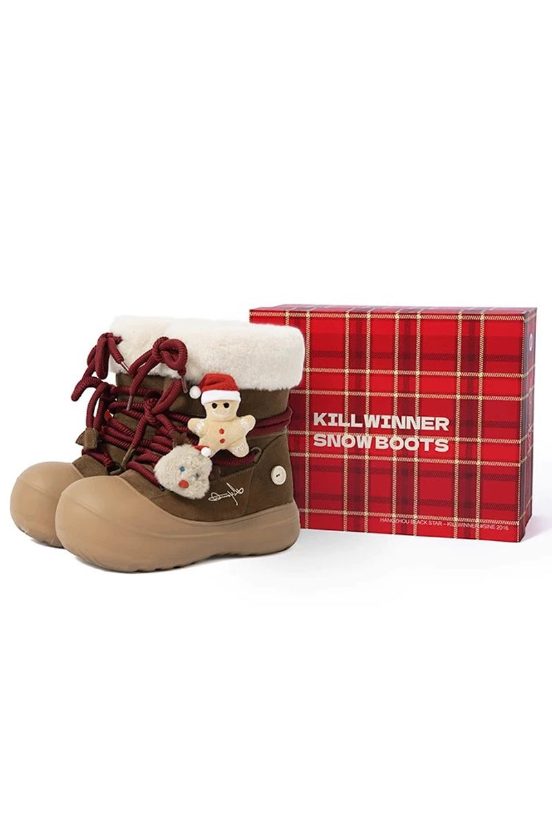 Killwinner Brown Gingerbread Charm Winter Boots