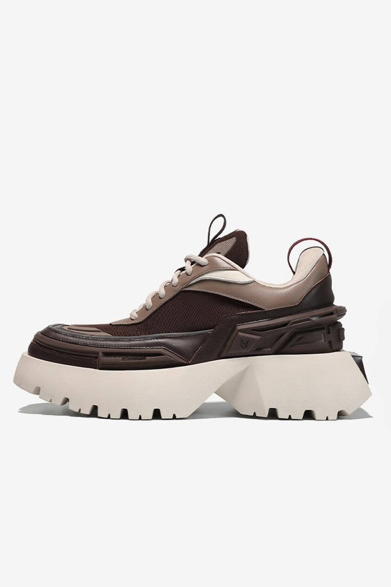 OGR Square-Toe Chunky Platform Sneakers - Skipkicks