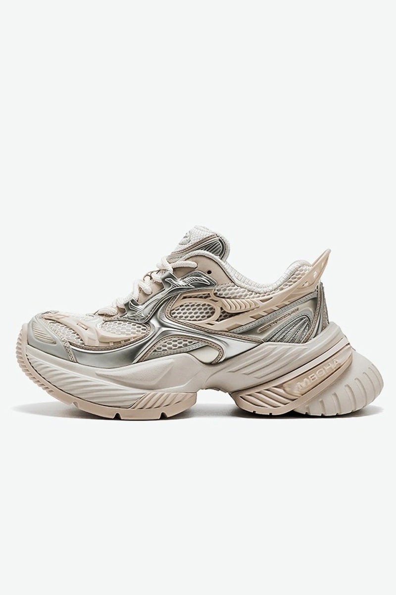 Scorpio Series Mesh Platform Running Sneakers - Skipkicks