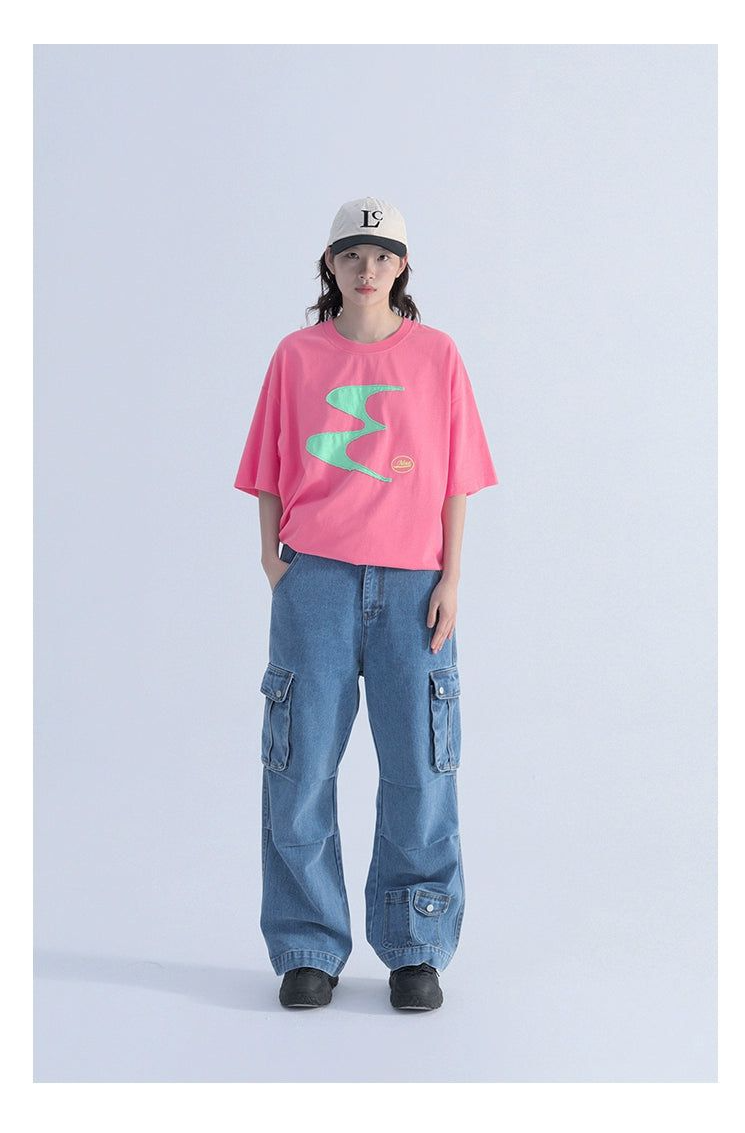 Contrast Patch Logo Tee