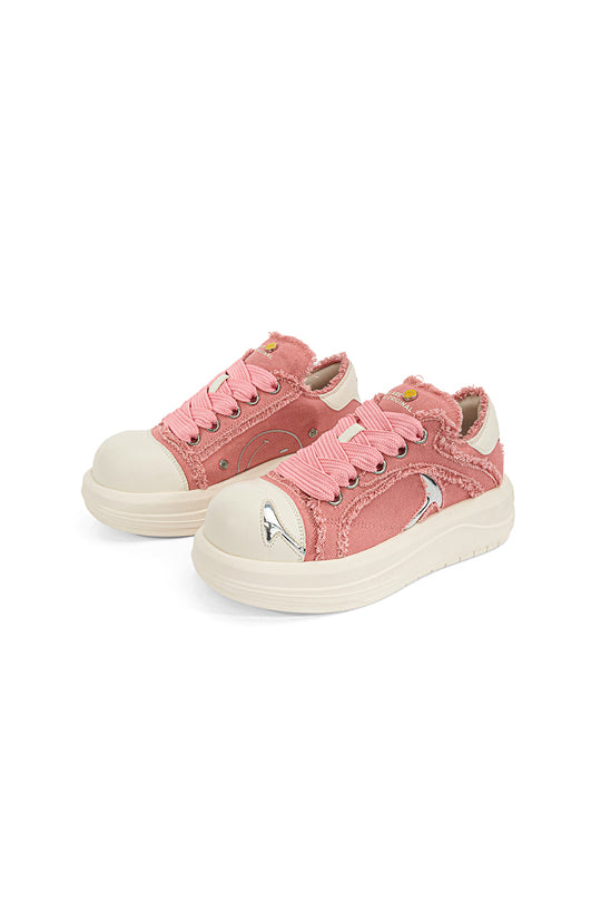 Pink Beluga Platform Skate Sneakers - Skipkicks