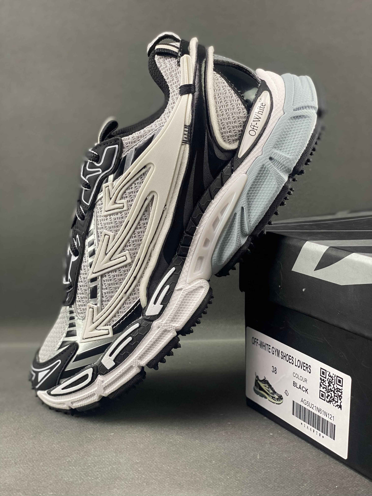 Custom OW x Virgil Abloh OW1102 SneakerNational