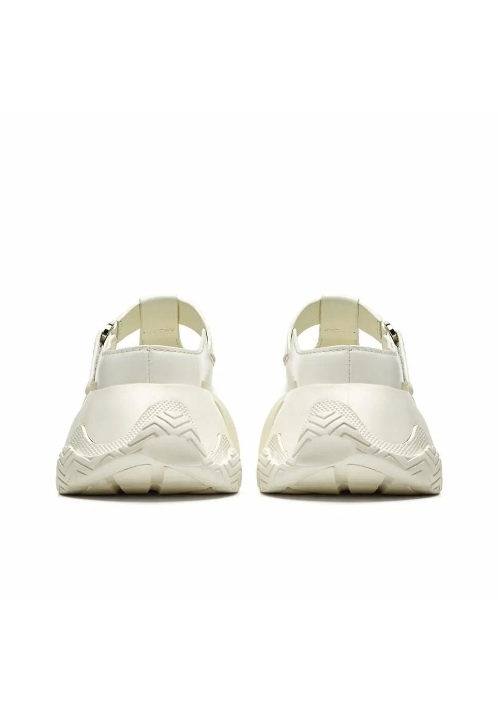 Black Platform Closed-Toe Slides - Skipkicks