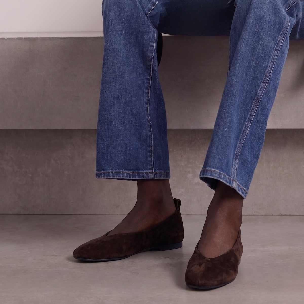 Erika II Suede Ballet Flats