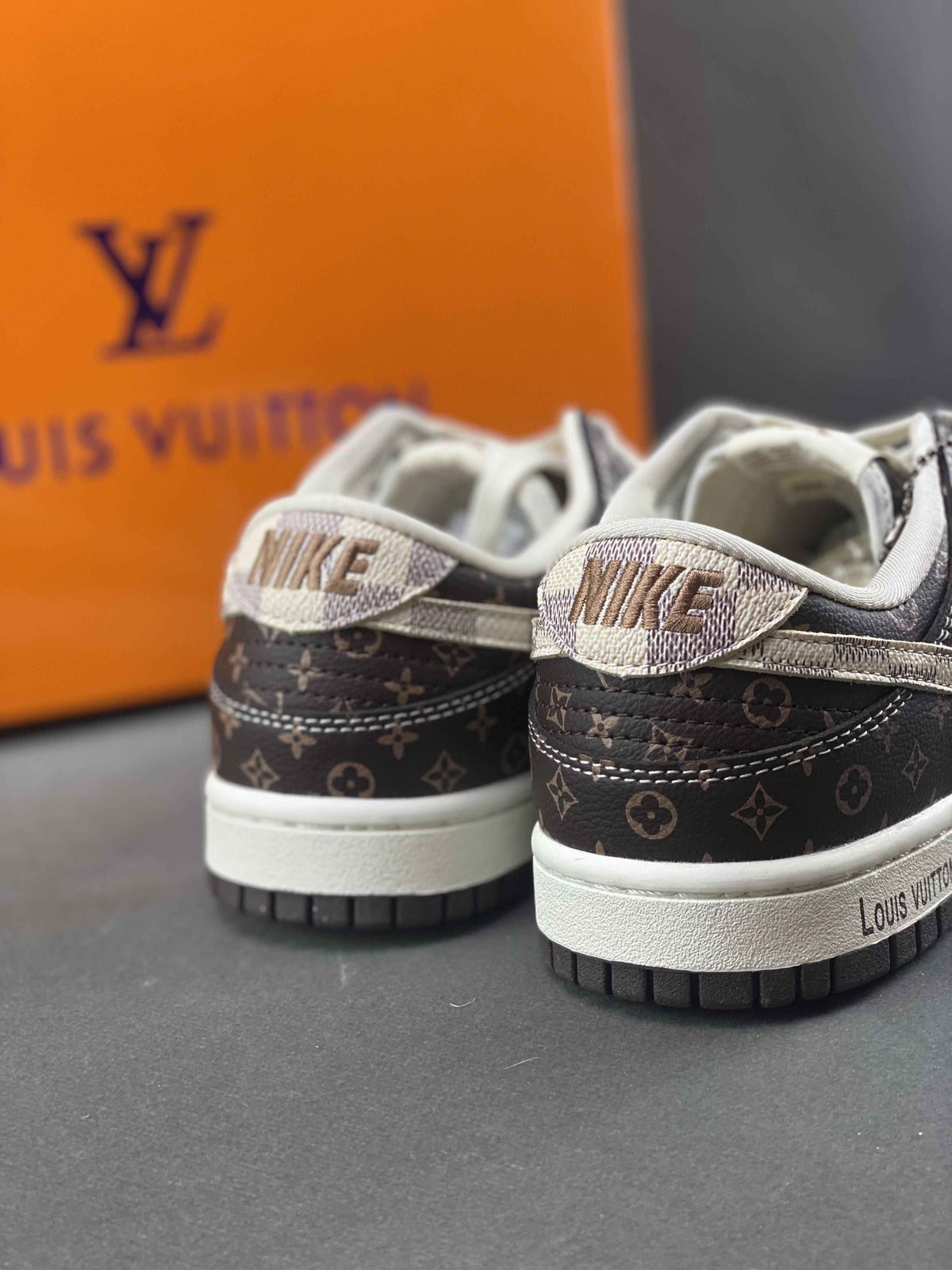 Custom Air Jordan 1 Monogram SJ2068-255 - Unique Style and Authenticity SneakerNational