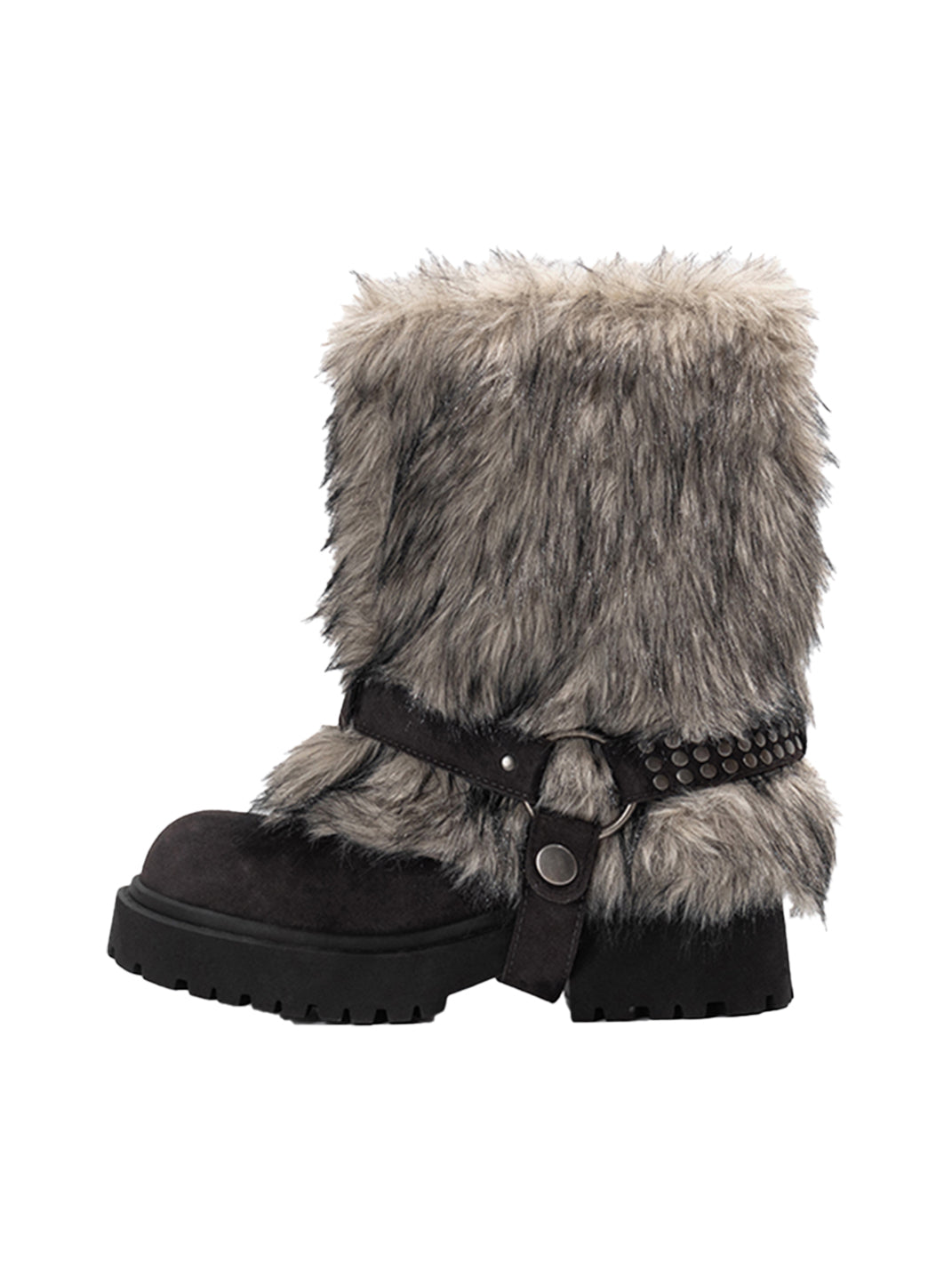 Faux Fur Waterproof Platform Snow Boots