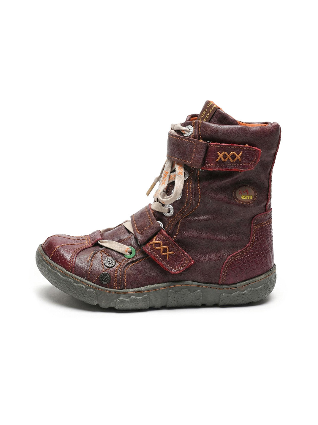 Fleece-Lined Hand-Stitched Mid-Calf Boots - Skipkicks
